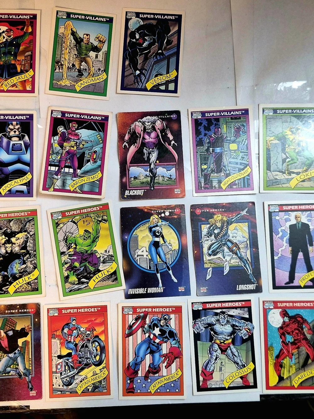Marvel Marvel Comics Super Heroes Trading Card Collection